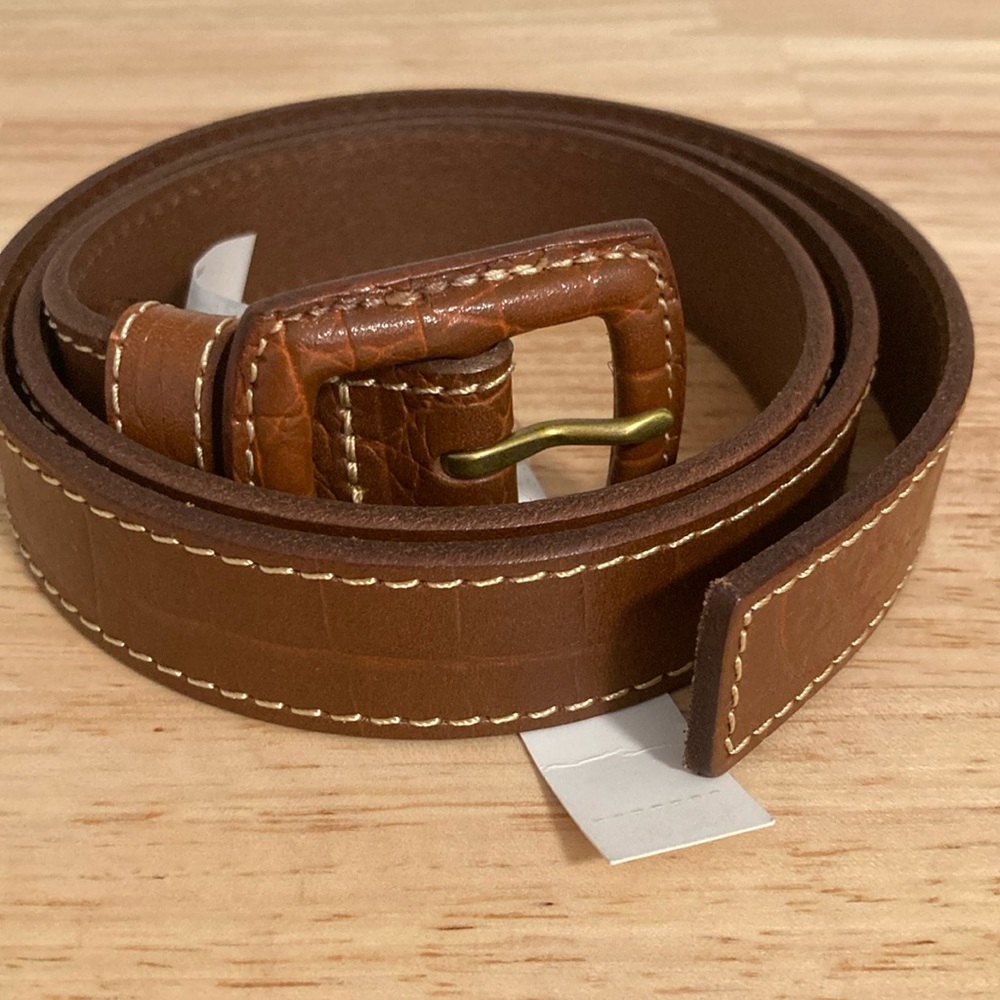 Leather belt by Madewell. Size Small